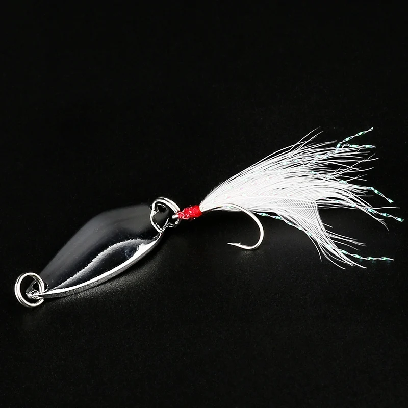 

Ardea 5pcs 2.5g Fishing Lure Sequins Spoon Metal Steel Hook Bait Wobbler Spinner Artificial Bass Hard Sequin Fishing Tackle