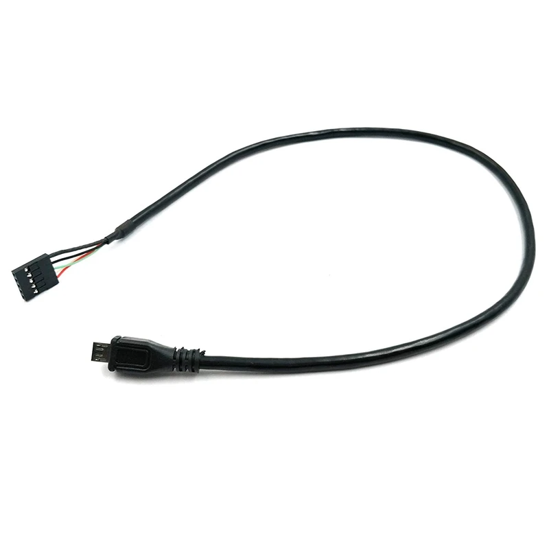 (2-Pack) 50CM 5 Pin Motherboard Female Header to Micro-USB Male Adapter Dupont Extender Cable (5Pin/Micro-USB) | Электроника