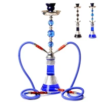 1set glass shisha with ceramic bowl hose charcoal tongs hookah set narghile completo chicha tobacco accessories cachimba pipe