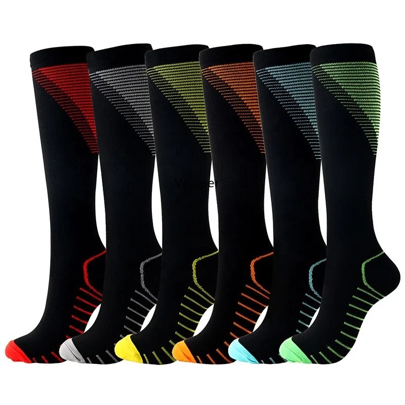 Calcetines Compresivos Sports Compression 6 Pairs Cycling Sport Marathon Sock Drop Shipping Drop Ship Sport Sock Drop Shipping