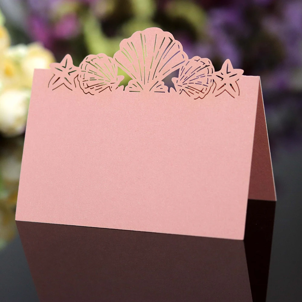 50 шт. лазерный стол в форме сердца карта с указанием имени для украшения свадьбы