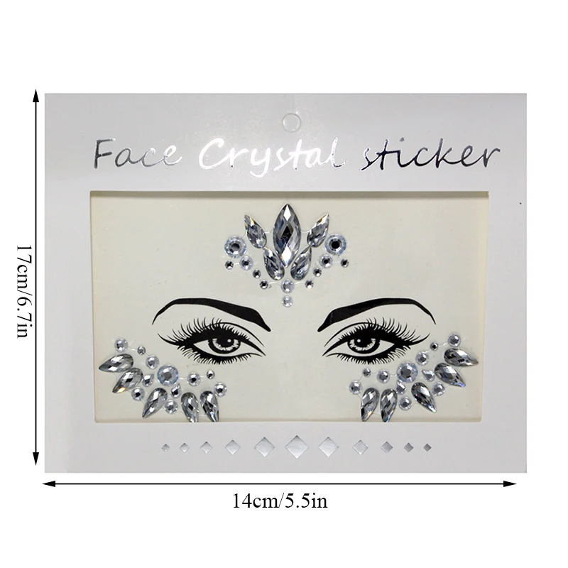 3D сексуальные тату-наклейки для лица Временные татуировки блестящие поддельные