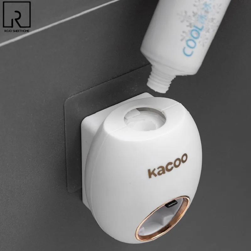 Автоматический дозатор пасты в форме яйца белая трубка вращающаяся зубная паста