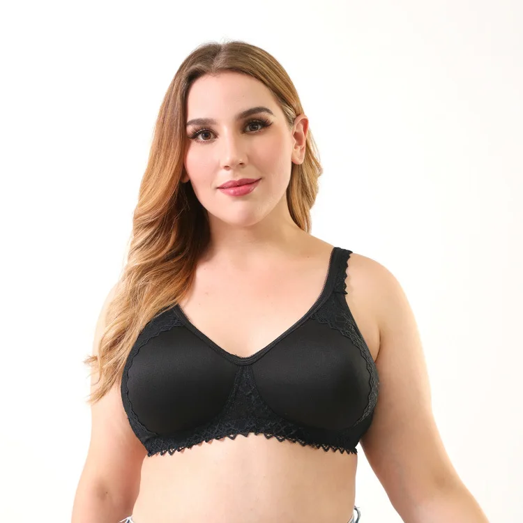 

Bra Full Coverage Wire free Plus Size Bras For Women No Padding Everyday Bralette Underwear