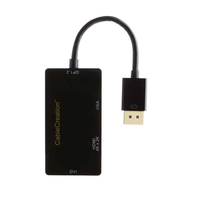 Переходник с порта дисплея на HDMI/DVI/VGA переходник DP 3-в-1 разрешение 4K/2K для HDMI