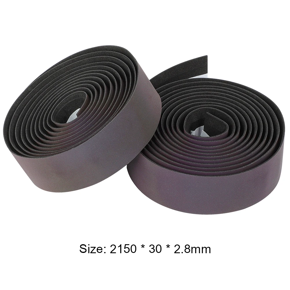 

Bike Handlebar Tapes 2pcs Light Reflective EVA Bicycle Handle Bar Tape Wrap Fixed Gear MTB Mountain Road Bike Cycling Accessorie