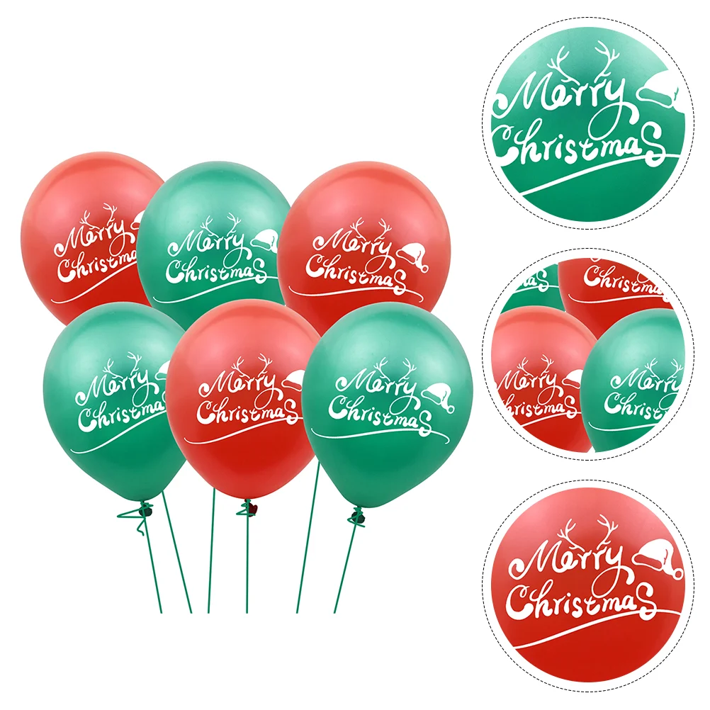

20pcs Xmas Balloon Decoration Christmas Party Balloons Decor Xmas Balloon
