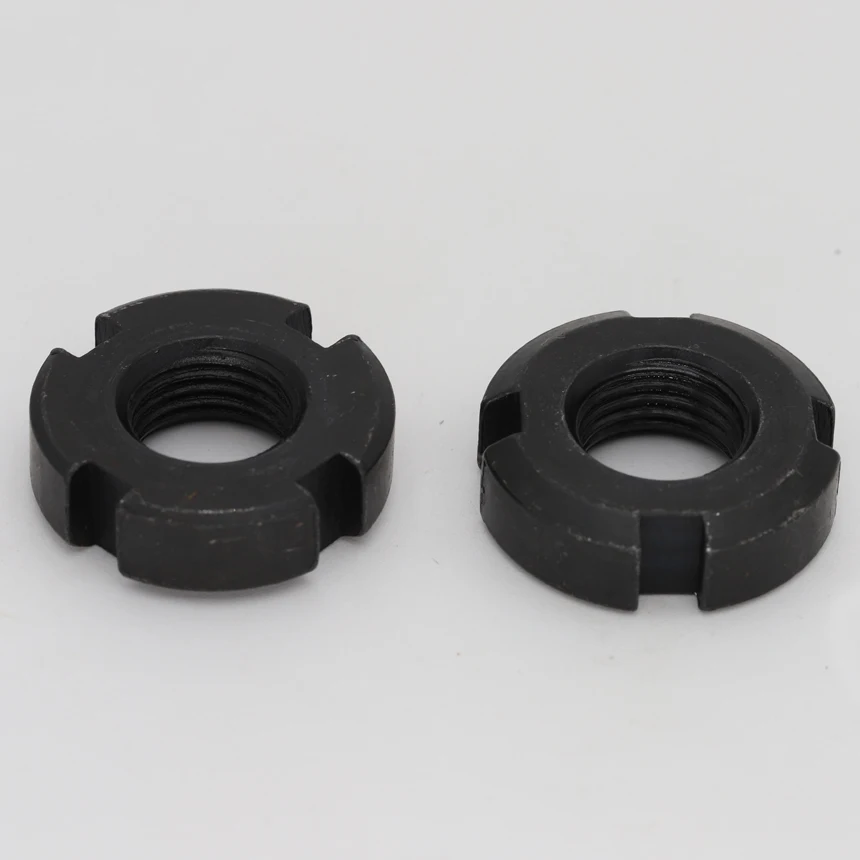 M10 M12 * 1 M10x1 25 M12x1.25 черная углеродистая сталь GB812 DIN1804 Фиксатор с четырьмя слотами и