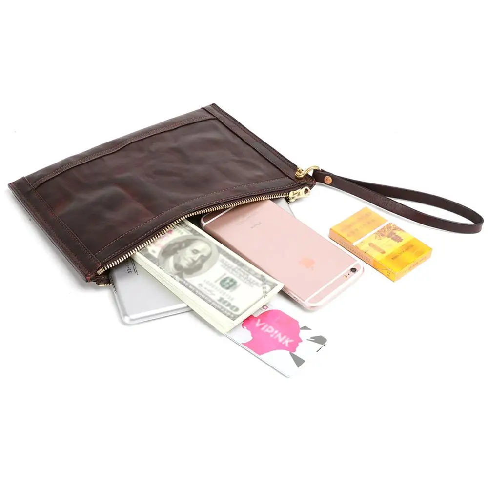 Мужская Сумка для документов JOGUJOS деловая сумка-клатч из натуральной воловьей