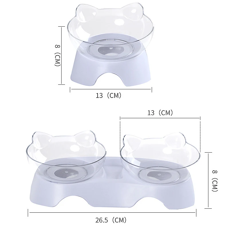 Поднятая миска для кошек кормушка домашних животных с наклонной станцией на 15