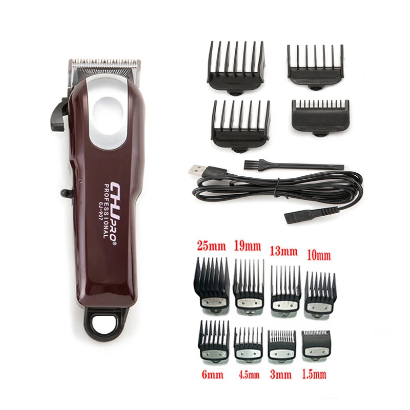 

Cordless Hair Clipper Professional Hair Cutting Machine Barber Beard Trimmer for Men USB Rechargeable Haircutter