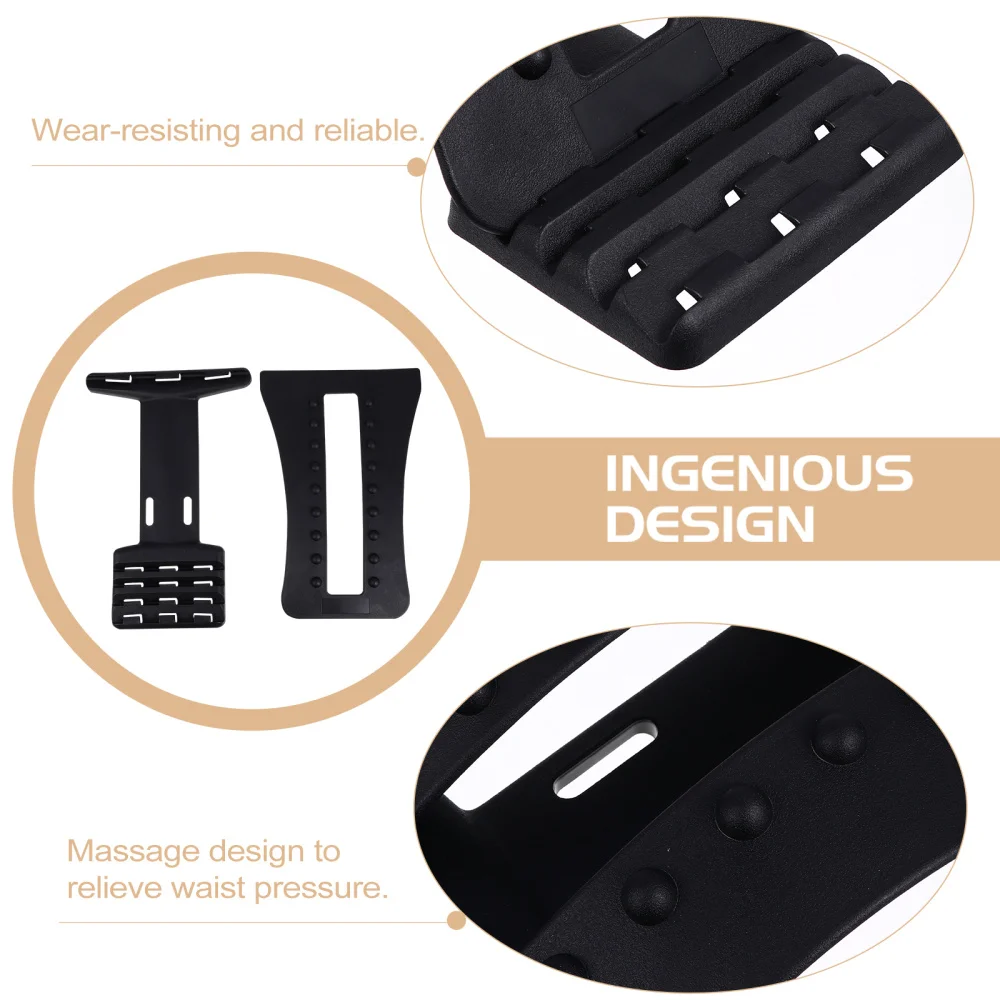 

Lumbar Back Stretcher Waist Spine Pain Relief Spine Deck Corrector