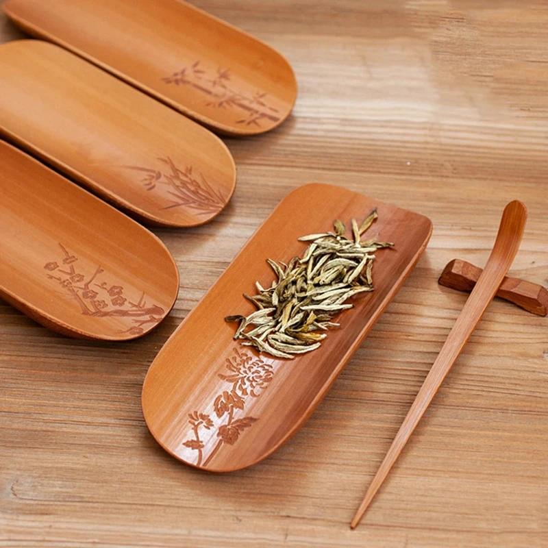 

Chinese Gong Fu Tea Tool Hand-Made Bamboo Carving Tea Accessories Directly Guide Tea into the Pot for Home Office Tea Room Use