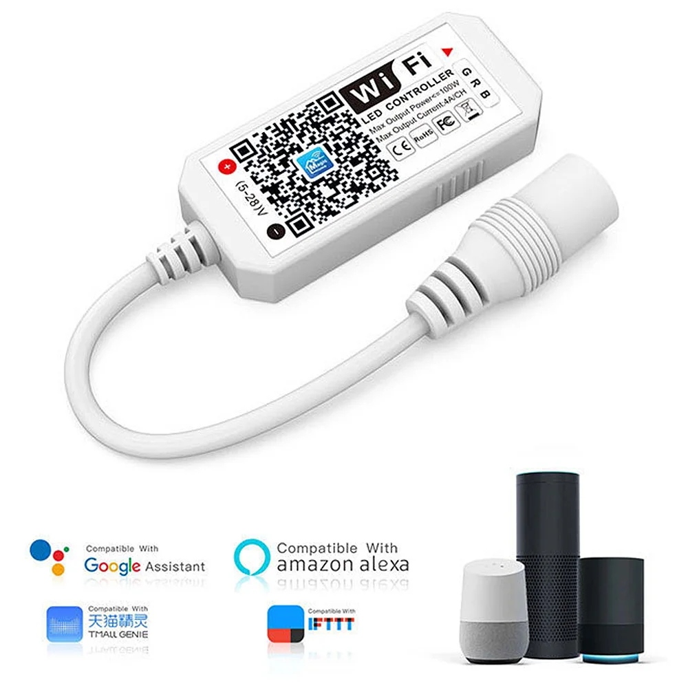 Пульт дистанционного управления с Wi Fi для Alexa Google Home Assistant беспроводной пульт Rgb