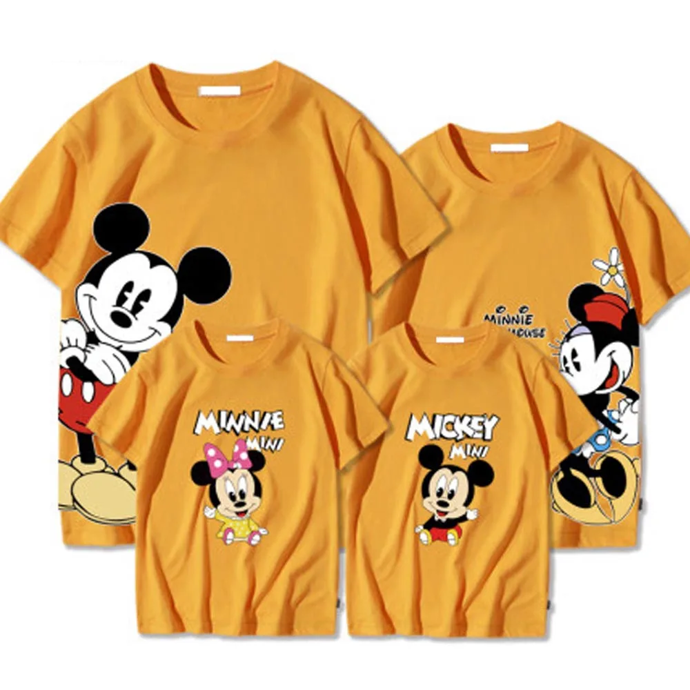 Футболка с круглым вырезом и коротким рукавом 7 цветов|Сочетающаяся одежда для