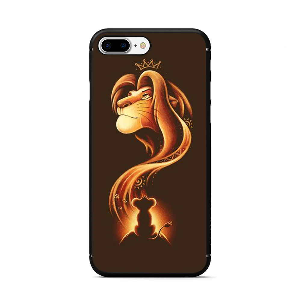 Чехол le roi lion для iphone 7 plus, мягкий чехол для телефона из ТПУ для iphone 6, 7, 6s, 7 plus, X, XR, XS, MAX, Король Лев, Нала, Симба, Тимон, чехол