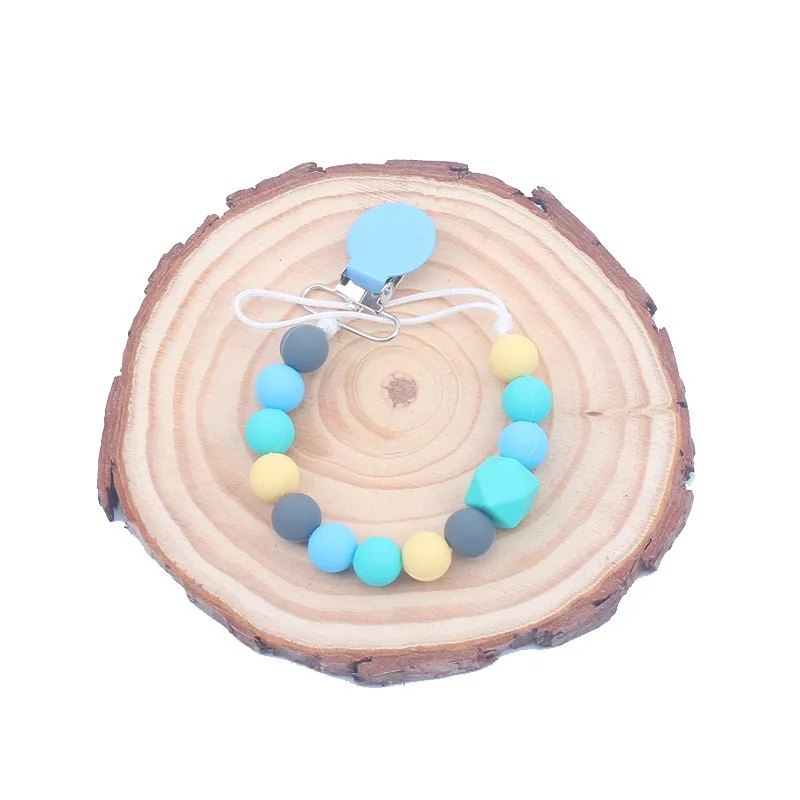 Силиконовые шарики для прорезывания зубов бусы-клипсы держатель соски детские