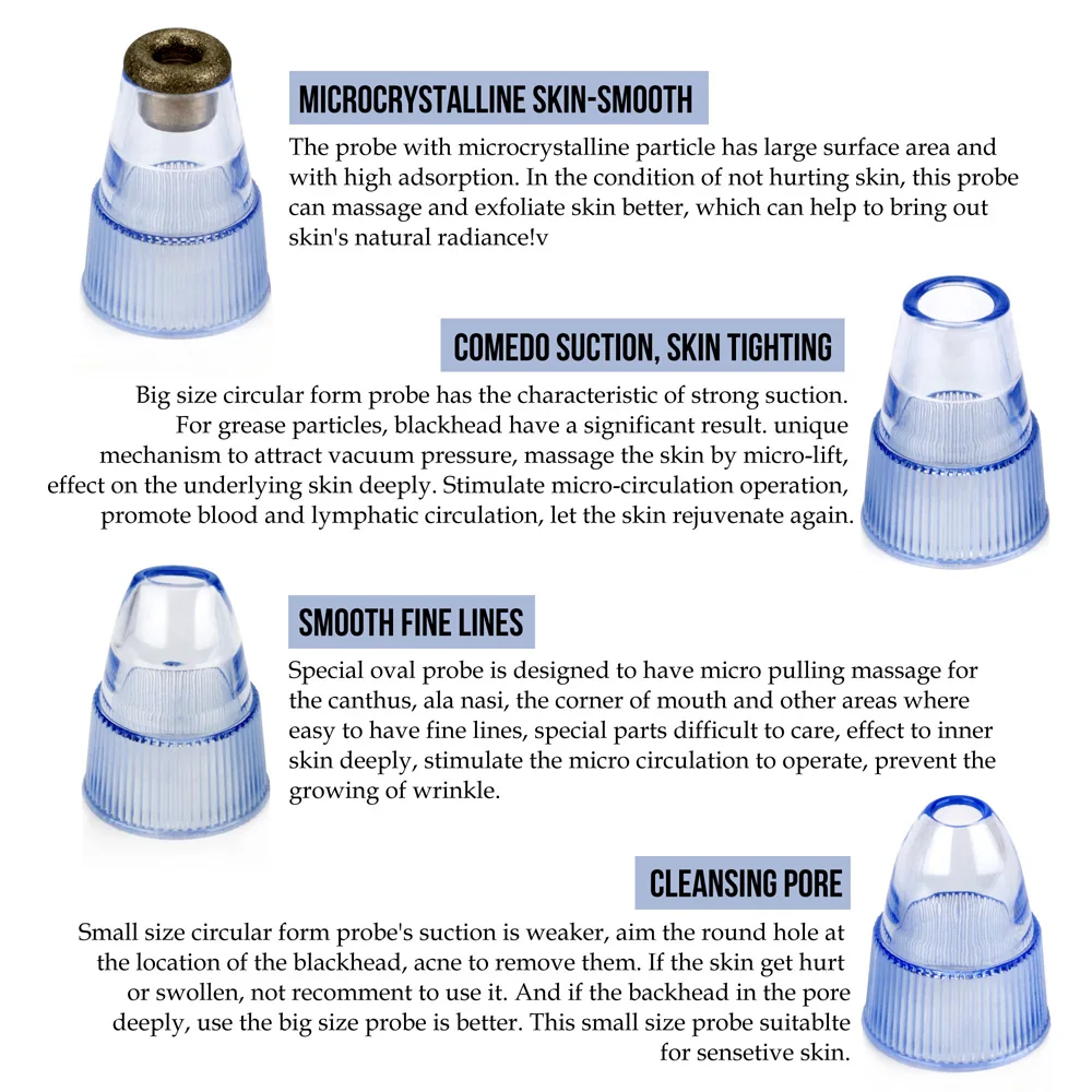 Электрический Очиститель пор средство для удаления черных точек экстрактор акне