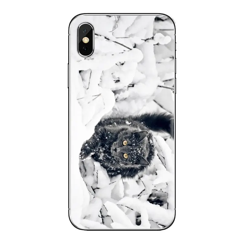 Winter Kitten For Xiaomi Redmi 4 3 3S Pro Mi3 Mi4 Mi4i Mi4C Mi5 Mi5S Mi Max Note 2 Transparent Soft Shell Covers |
