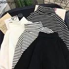 Женская футболка с длинным рукавом, Повседневная Свободная уличная одежда в Корейском стиле, весна 2020