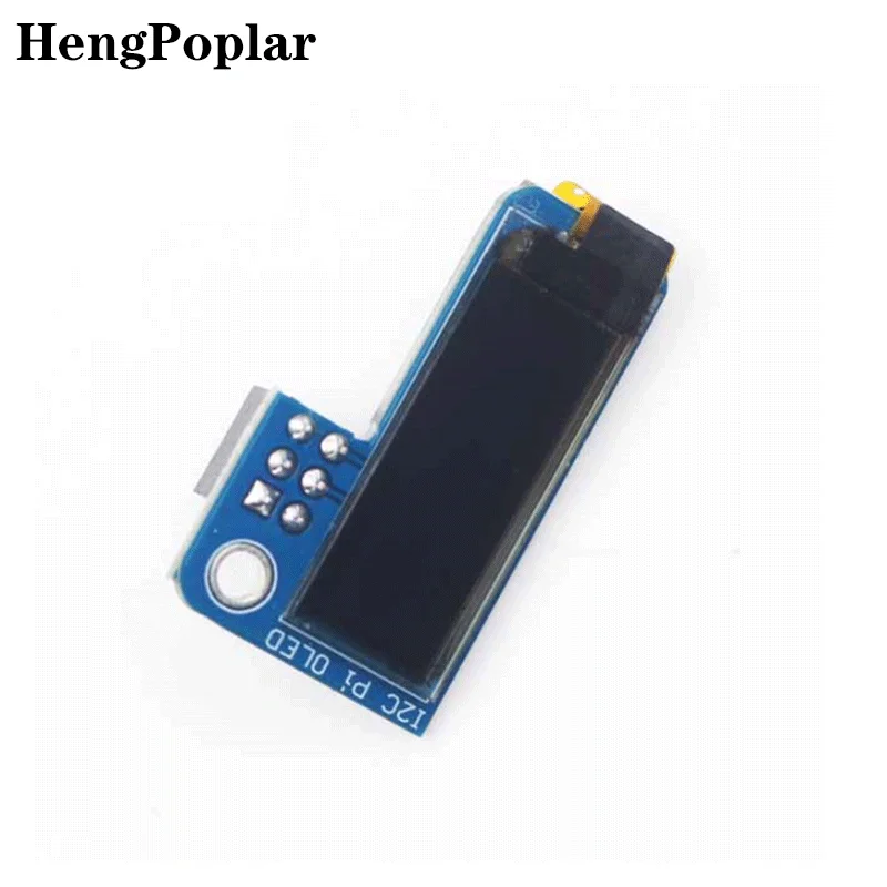 

for PiOLED I2C 0.91inch OLED 128X32 SSD1306 Blue Screen Display Module For RPI Raspberry Pi 1, B+, Pi 2, Pi 3 and Pi Zero
