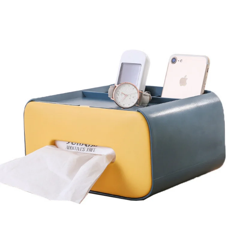 

Tissue Box Home Living Room Multi-Functional Desktop Creative Trending Bedroom Coffee Table Paper Extraction Remote Storage