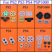 yuxi replacement conductive silicon d pads rubber button for ps2 ps2 ps3 ps4 psp1000 controller repair part