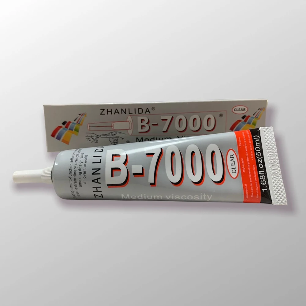Клей В-7000 для ремонта электроники / проклейки B7000 прозрачный 50 мл в упаковке |