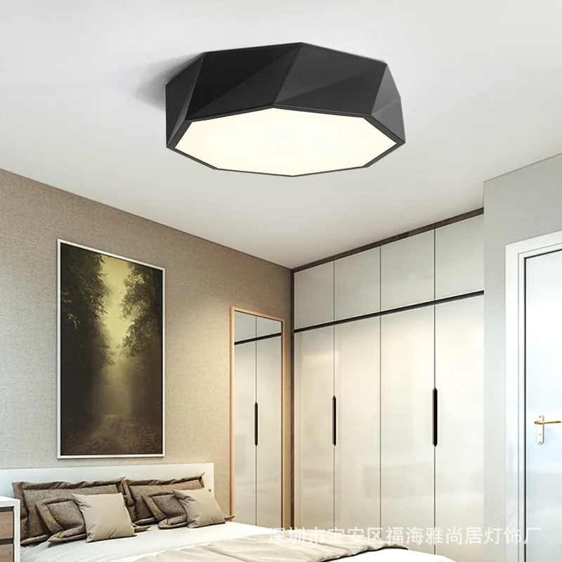 

nordic luzes de teto ventilador de techo cafe hotel Bedside Aluminum Living Room ceiling lamp ceiling light fans