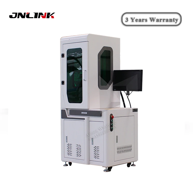 3 года гарантии оптоволоконная лазерная маркировочная машина металлический