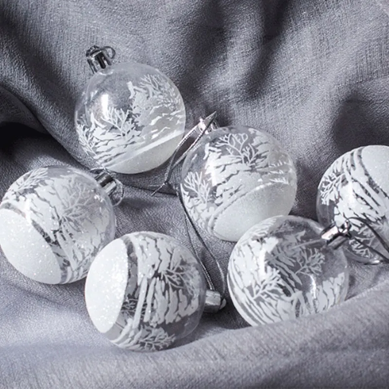 2020 Новое Рождественское украшение прозрачный Снежный шар висячие украшения
