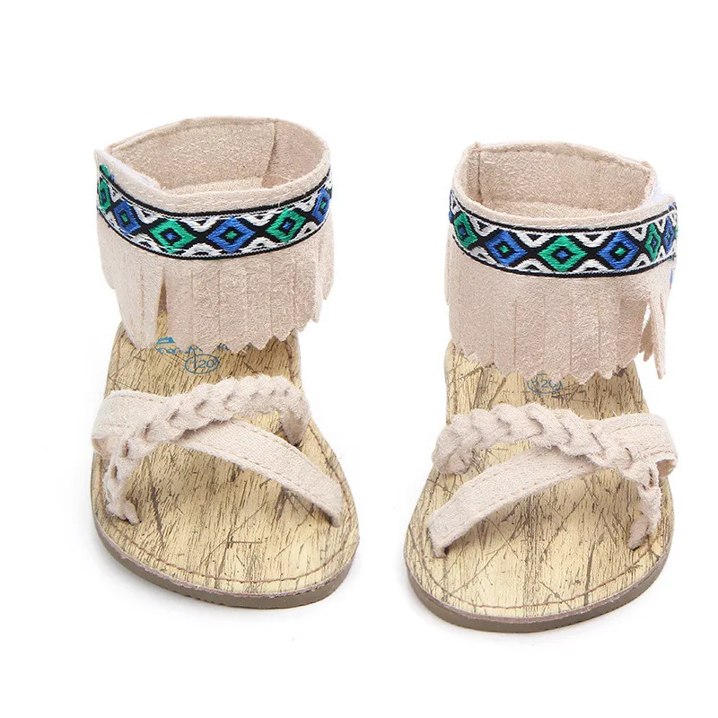 Lovely Fringe Baby Summer Shoes Infants Outdoor Crib First Walkers Rubber Sole Antislip Toddlers Girls Princess |