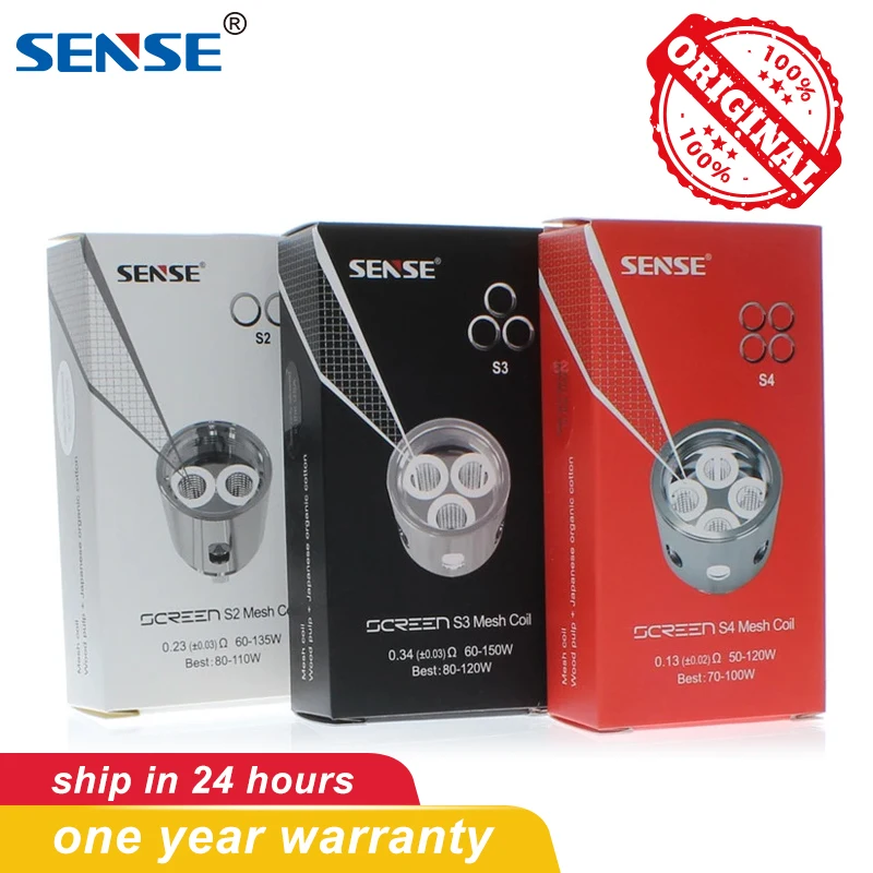 Оригинальная сетчатая катушка для экрана Sense 3 шт. подходит сетчатый бак сменная