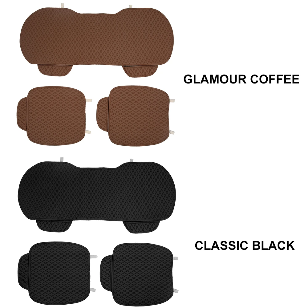 3 шт./компл. универсальный чехол для автомобильных сидений из искусственной кожи