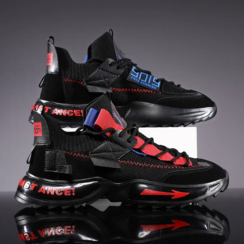 Men Shoes Sneakers Lightweight Running Shoes Casual Trainers Race Shoe Athletic Sport Fitness Walking Shoe Zapatillas De Deporte