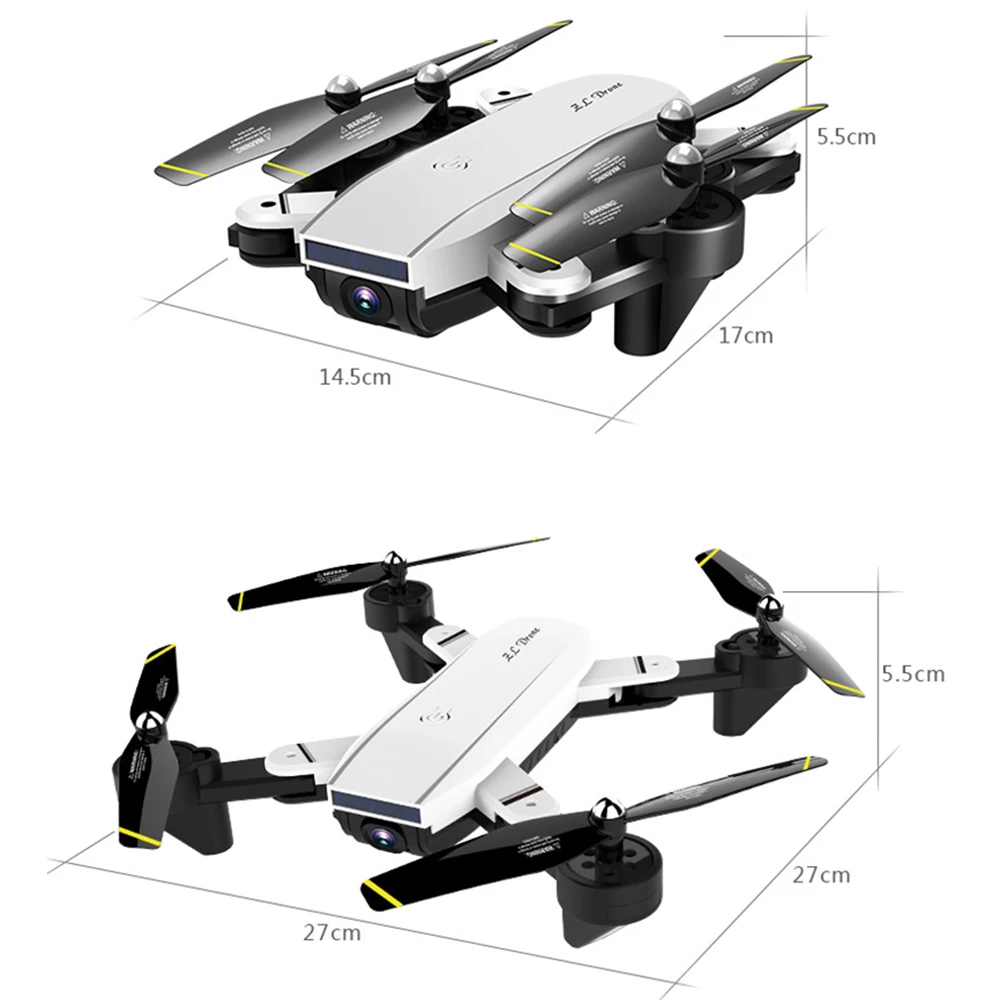 Новый WiFi FPV RC Дрон 4K с двойной камерой 50x зум селфи Профессиональный складной