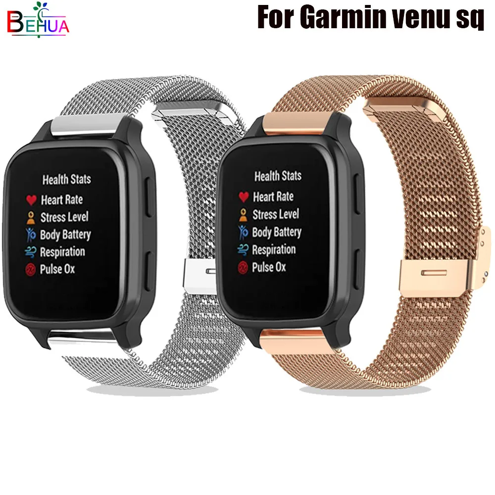 Ремешок Миланская петля из нержавеющей стали для часов Garmin CAME sq ремешок Huami Amazfit GTR