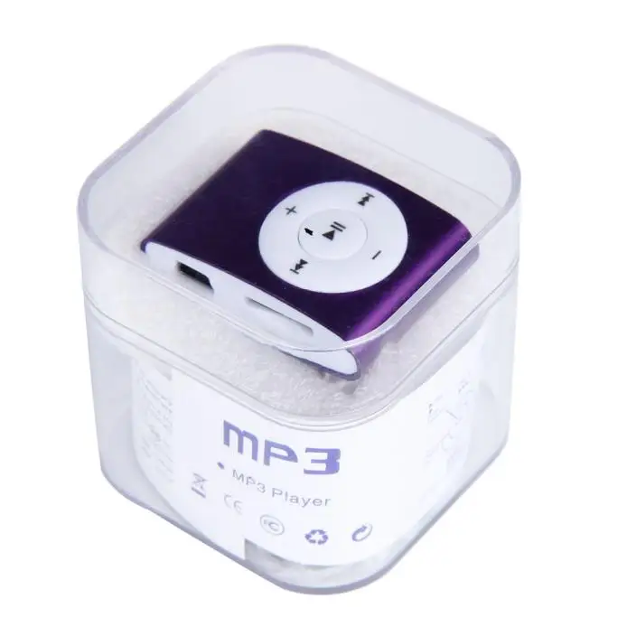 Мини mp3-плеер с Usb-разъемом поддержка карт Micro Sd и Tf на 32 ГБ наушниками mp3-плеером