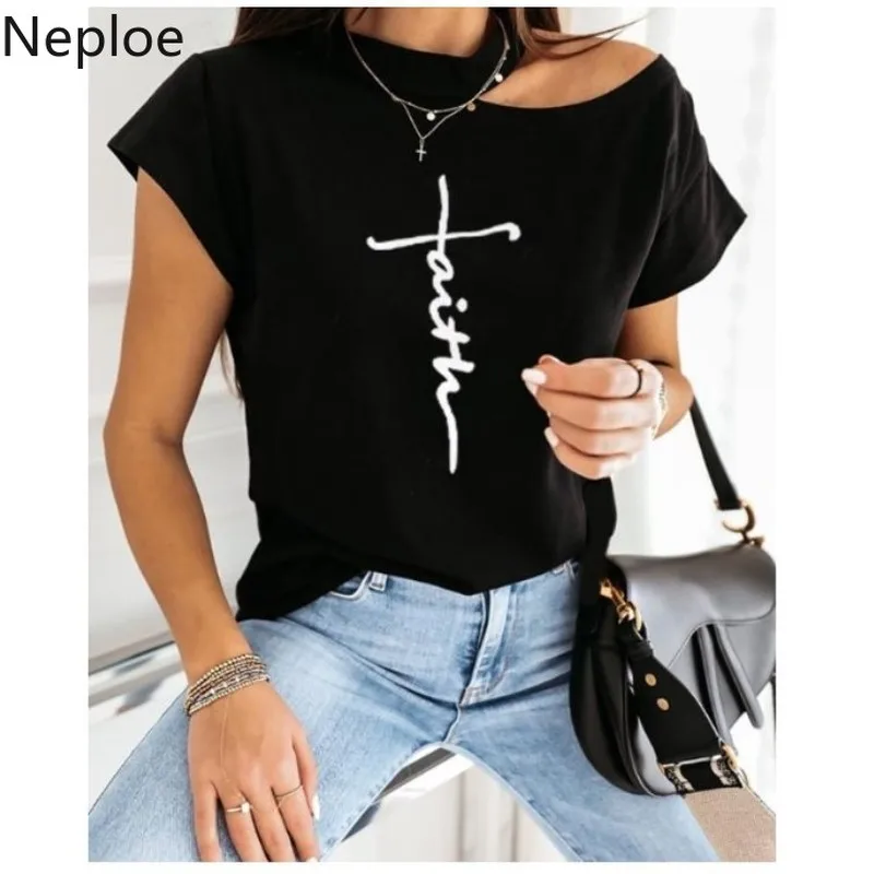 Женские рубашки Neploe летняя Корейская одежда Новое поступление ажурные футболки