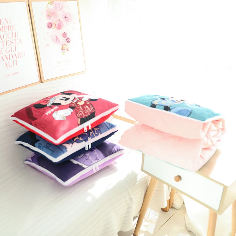 Милая мультяшная Подушка Disney кондиционер два в одном для офиса дома детская