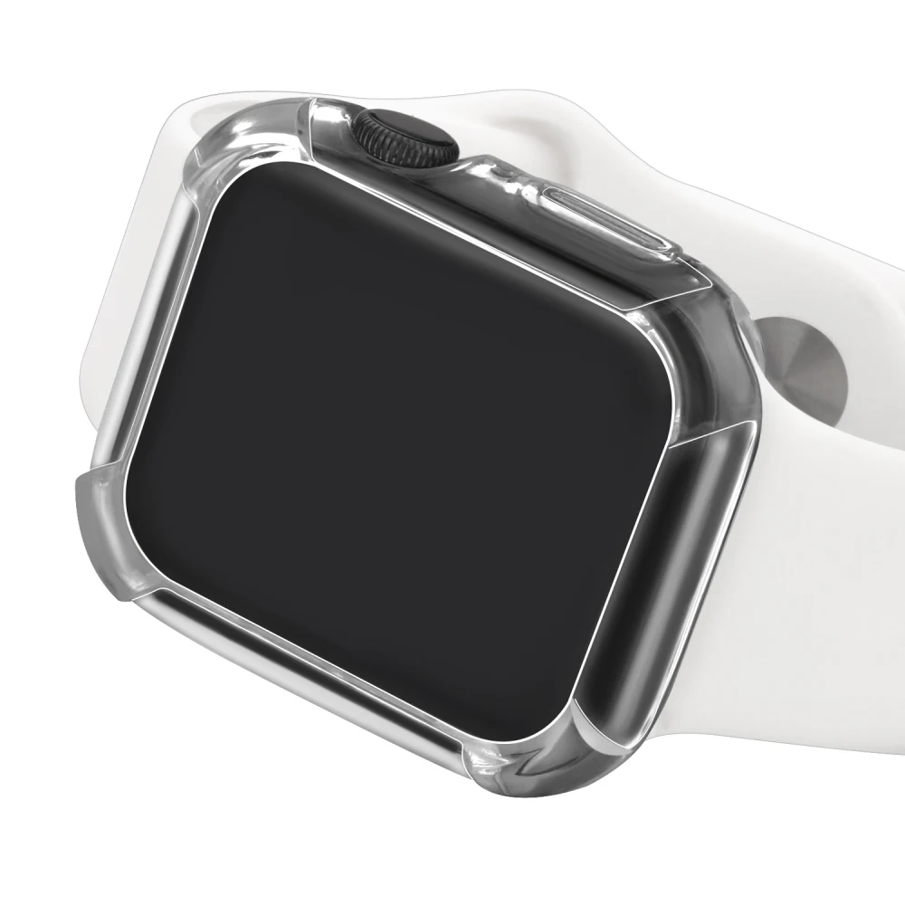 Прозрачный мягкий чехол из ТПУ для Apple Watch 40 мм 44 iWatch серии 4 5 силиконовая защитная