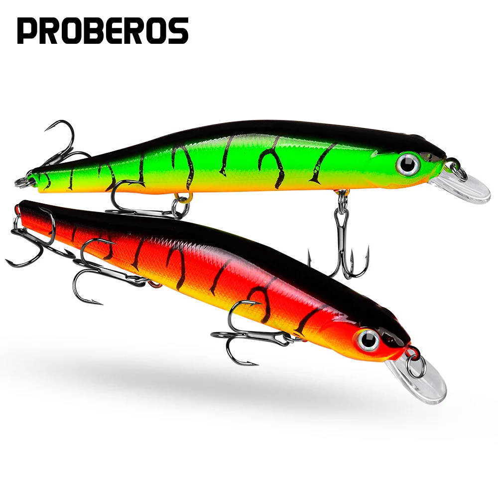 

PROBEROS, 1 шт., приманка в виде гольяна, 12,5 см, 17,5 г, искусственный воблер, жесткая приманка, приманка для окуня, рыболовная снасть