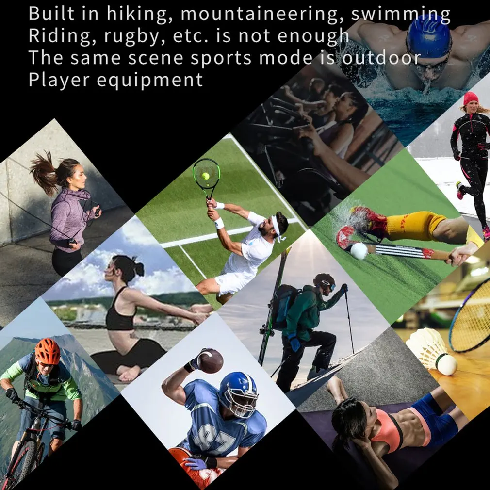 

E15 Smart Watch Men Heart Rate blood pressure Sport Fitness Tracker IP68 Waterproof Weather Monitor Smartwatch IPS Color Screen