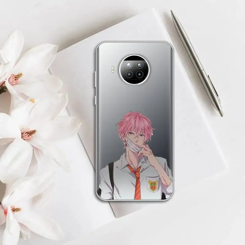 

Yarichin bitch Club Anime Phone Case Transparent for Xiaomi mi Redmi note 10 t 8 9 pro lite 11 Samsung S 8 9 10 20 plus ultra