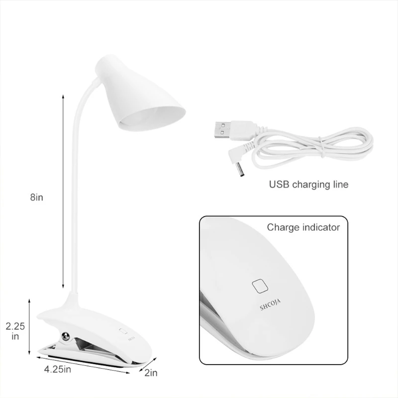 

Portable USB LED Mini Book Light Reading Light Table Lamp Flexible USB Lamp for Power Bank Laptop Notebook PC Computer