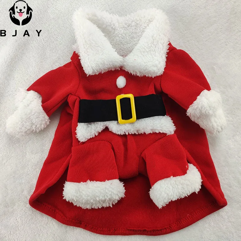 

Pet dog clothes Classic Santa Claus pet clothes Christmas Halloween disguise pet clothes