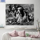 5D алмазная живопись бордюр колли овца животные полная квадратная вышивка Алмазная вышивка Стразы наборы для вышивки крестиком на окно Декор