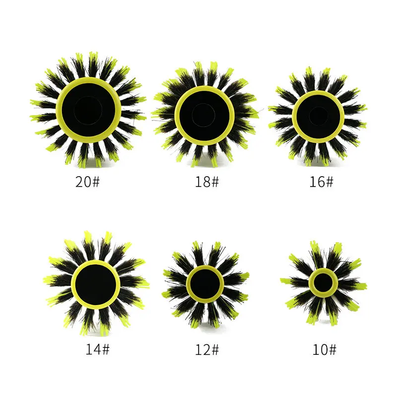 

Hair Brush Nano Hairbrush Thermal Ceramic Ion Round Barrel Comb Hairdressing Hair Salon Styling Drying Curling