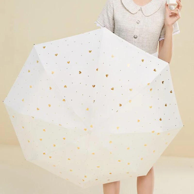 Маленький модный 5 складной зонт для подарка высокое качество мини Карманный
