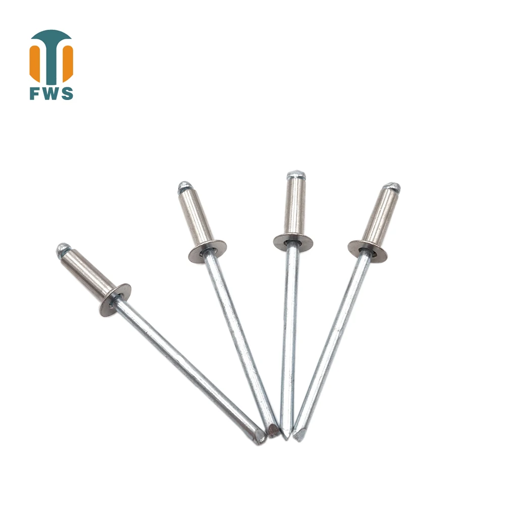 

ISO 15984 Stainless Steel & Steel M3.2 M4 M4.8 M5 M6 M6.4 Countersunk Head Open Type Blind Rivets Pop Rivets Fastener